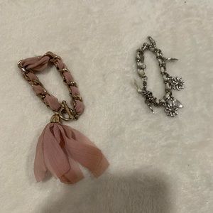 Matching ribbon bracelets